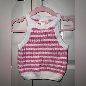 Cat & Jack Crochet Style Tank Top - 12 months